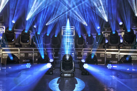 Light Fantastic Production Services apply their Robe MegaPointes to a variety of live events