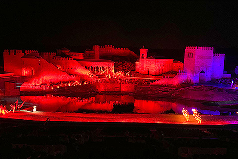 Puy du Fou unveiled its first venture in Toledo, Spain with an epic night-time immersive spectacular (photo: ACTLD)