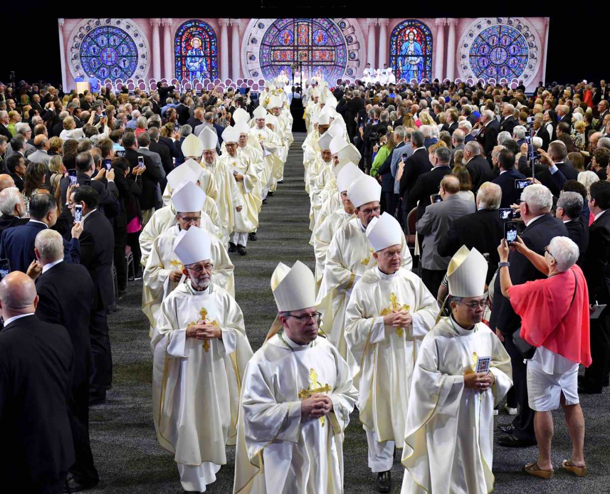 The daily morning Mass and business sessions were broadcast on EWTN and CatholicTV (Tamino Petelinsek © Knights of Columbus 2019)