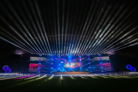 The opening ceremony in Doha