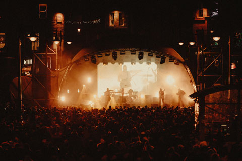 The Waverley Stage at Edinburgh Hogmanay