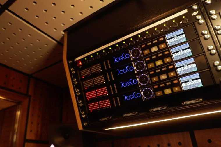 Blackbox BBR64-Dante multitrack recorders are permanently installed in Spiritland One