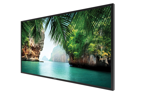 The TV is designed for use in outdoor spaces such as bars, restaurants and stadiums