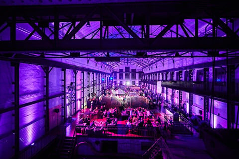 The venue’s long narrow main hall resonates with echoes of a distant industrial past (photo: Jonathan Vahsen)