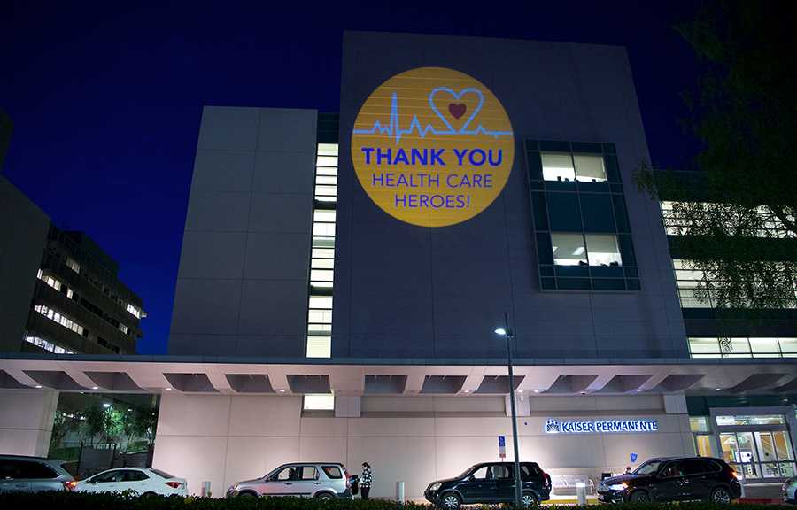 Kinetic Lighting worked with the Kaiser Permanente to create the displays (Gary Leonard Photo)