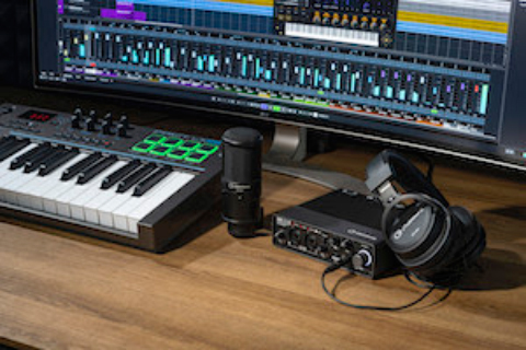 The kit contains ‘all the essentials for recording and making music productions’