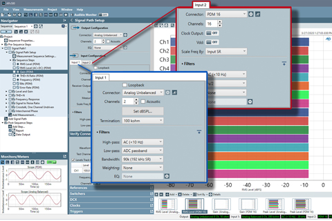 Release 6.0 is compatible with all analysers in the APx500 Series