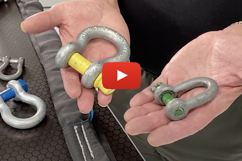 In the first video, Eric takes a look at the two main types of shackle