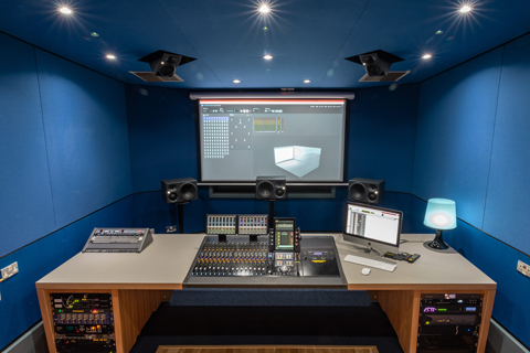 LIPA’s 7.1.4 Atmos Home Entertainment studio with Neumann monitors