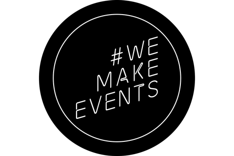 The #WeMakeEvents gobo is available on discount from goboplus.com