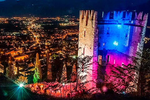 The Castle of Arco in Trentino