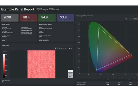 This new tool allows Brompton customers to see at-a-glance headline LED panel performance figures