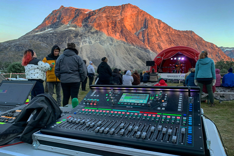 The SQ-6 at FOH for the Qooqqut festival