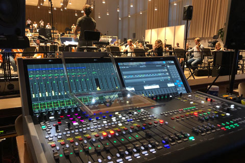 Installed equipment includes a Lawo mc²36 console