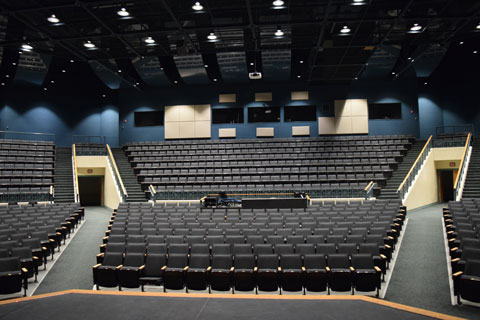 Westfield High School main auditorium (photo: Sean Cole)