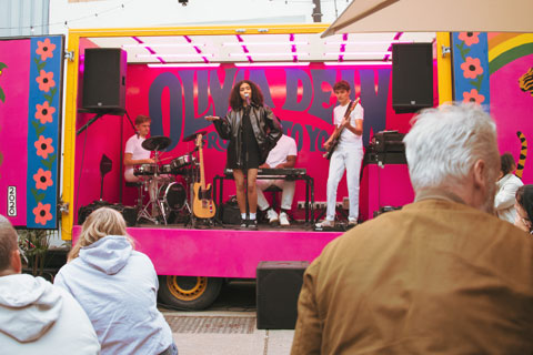 The From Me To You truck tour has been promoting Olivia Dean’s album of the same name