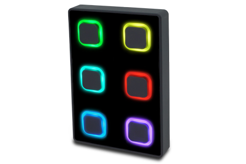 The B-Station2 is designed for triggering lighting scenes stored in a CueCore2 or LPU-2 controller