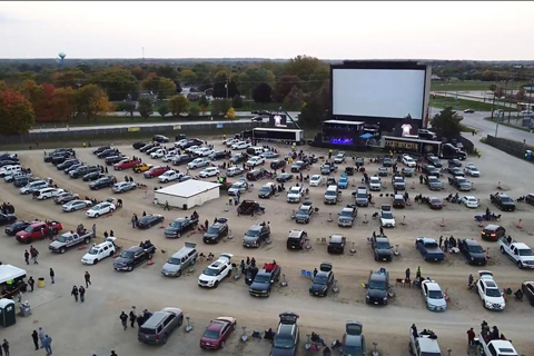 View from above - The American Drive-In Tour