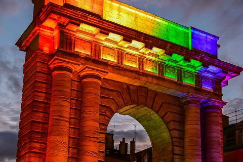 The Roman-style stone arch was built in the 1750s (photo: Bruno Francois)