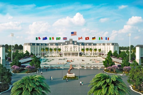 The World Equestrian Centre in Ocala, Florida