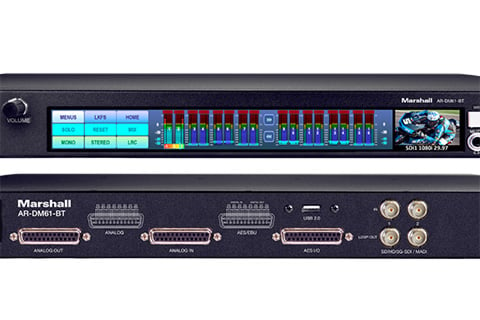 The AR-DM61-BT-64DT provides versatile audio analysis functions