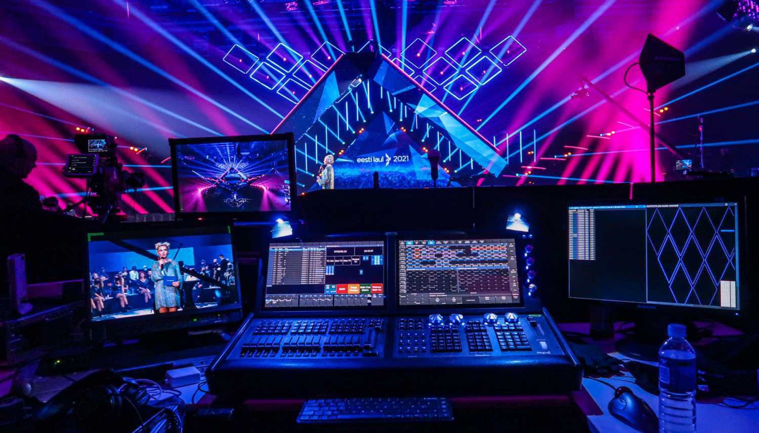 Powering his massive 47-universe lightshow were three ChamSys consoles