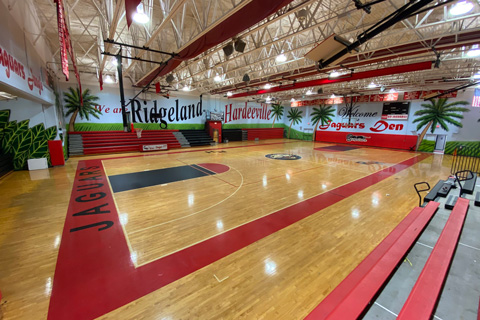 Ridgeland High School has upgraded its gymnasium sound system