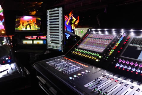 DiGiCo desks were a key ingredient of the sound system