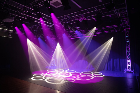 The Chauvet Professional Maverick and Ovation fixtures were supplied by the Sterling Event Group