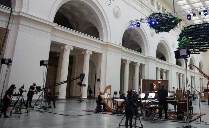 The performance was streamed from the Field Museum of Natural History