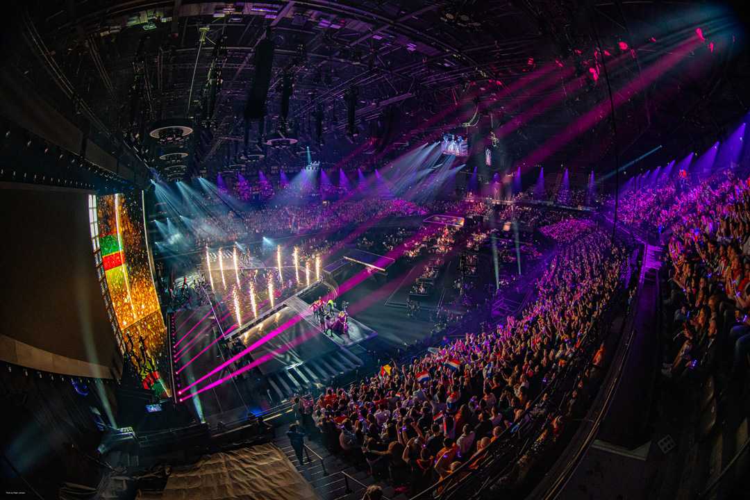 The PA consisted of a mixture of L-Acoustics K1, K2, KS28 and Kara spread across the Ahoy venue