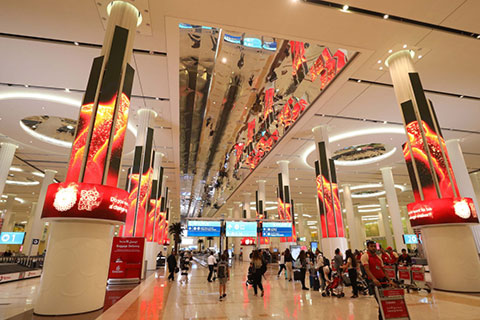 The new AV installation at Dubai International airport utilises TiMax SoundHub