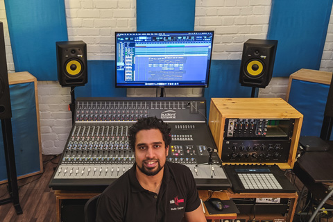 Studio manager Gautham Pattan: ‘The console serves as our main monitor controller for all aspects of production’