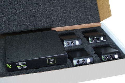 The kits utilise Dante Audio-over-IP networking