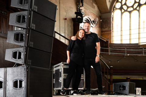 Julie Cotton and Nick Gosling at the Albert Hall, Manchester (Photo: Jody Hartley)