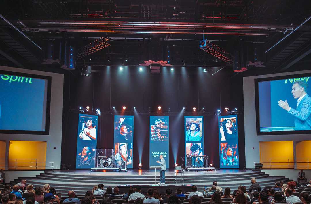 Abundant Church’s main auditorium