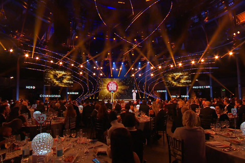 The ceremony was staged at London’s Roundhouse