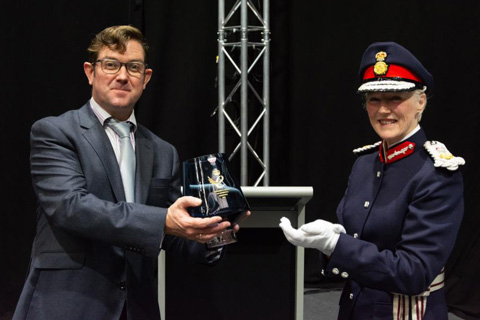 Countess Howe presented the award at a special reception at Martin Audio High Wycombe HQ