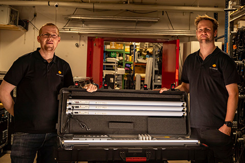 Live Company’s Peter Clausen and Mikkel Bedsted (photo: Louise Stickland)