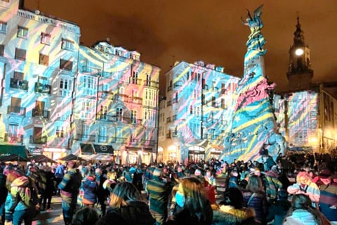 The festival took place in La Almendra, the historic centre of the city