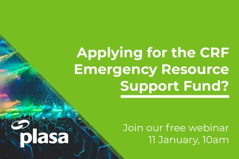 This webinar is brought to you by PLASA and hosted by experienced funding specialists