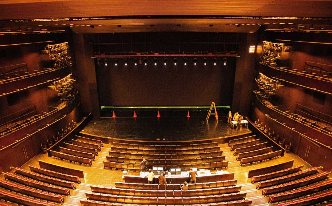 The main theatre at the Matsumoto Performing Arts Centre