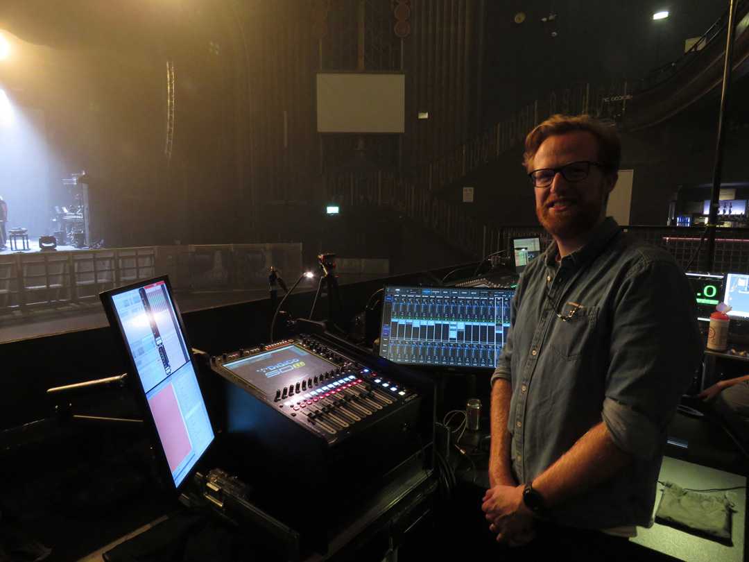 Joe Hawley is manning the SD11 at the FOH position