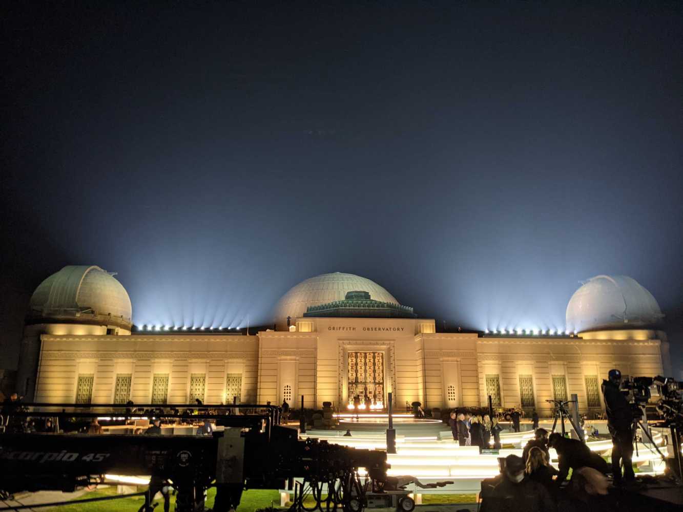 The show was staged at the landmark Griffith Observatory in Los Angeles (photo © N Mitz)