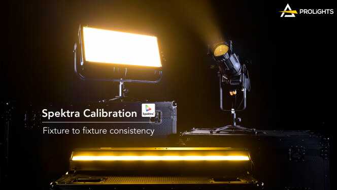 Spektra categorises individual light sources during the calibration process