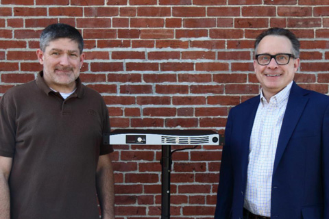 Fulcrum Acoustic senior technologist Rich Frembes and president Stephen Siegel