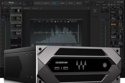 Waves CA3000-MX offers powerful mixing and built-in processing