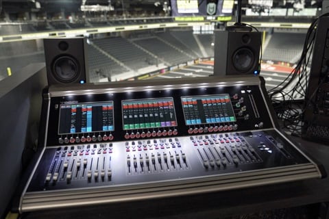 Anthony James Partners specified a DiGiCo S31 as the new arena’s front-of-house console