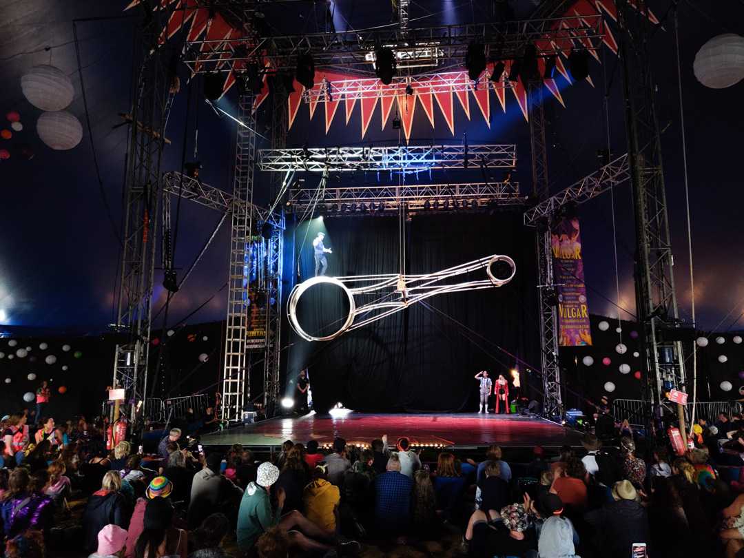 The Big Top hosted 30 different acts every day