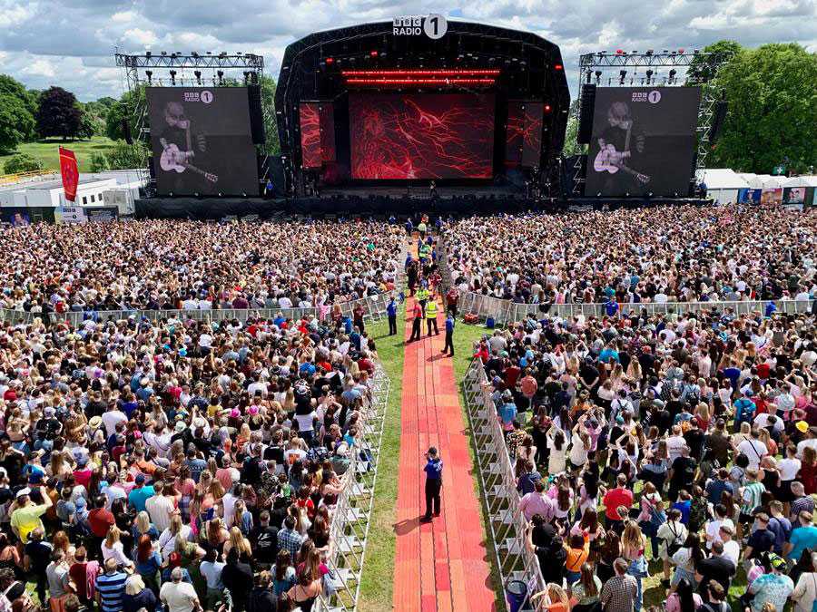 An audience of 40,000 were entertained by Harry Styles, George Ezra, Ed Sheeran and Calvin Harris